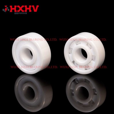 HXHV full ceramic ball bearings 606 with 6 ZrO2 balls and PTFE retainer