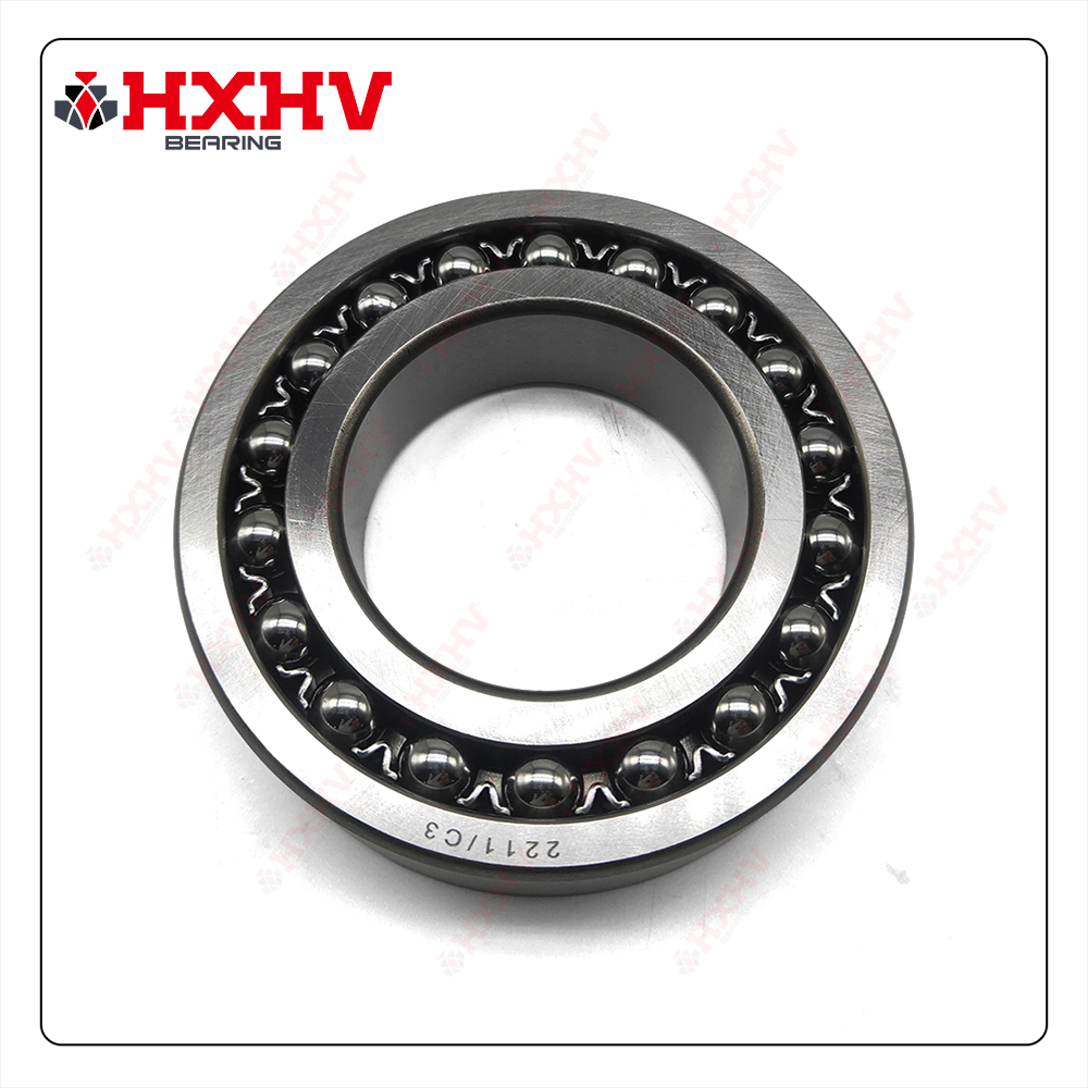 2211 C3 Size 55x100x25 mm HXHV Chrome Steel Self-aligning Ball Bearing