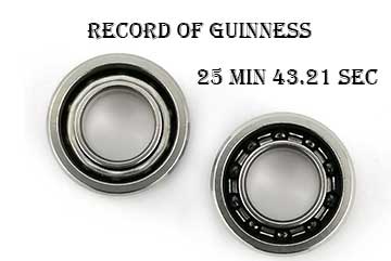 U novu record Guinness di HXHV Bearing - 25 min 43.21 sec