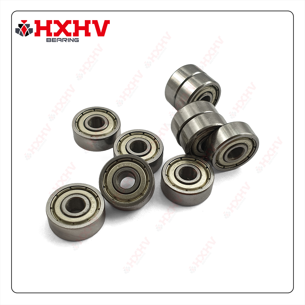 624zz Size 4x13x5 mm HXHV Small Carbon Steel Deep Groove Ball Bearing (3)