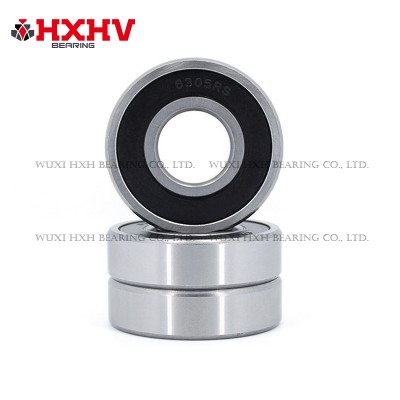 6305-2RS ขนาด 25x62x17 mm – HXHV Deep Groove Ball Bearing