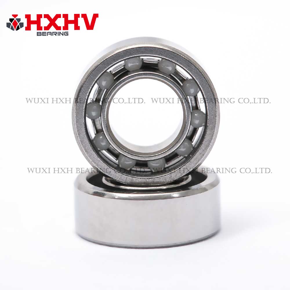 HXHV hybrid ceramic bearing 683 with 10 ZrO2 balls steel rings and crown steel retainer (1)