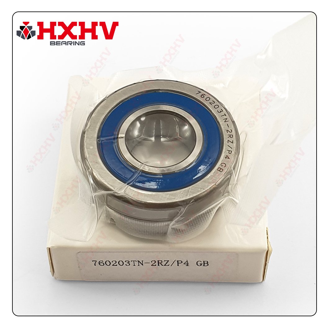 760203 2RZ TN1 Size 17x40x12 mm HXHV Blue Rubber Sealed Chrome Steel Angular Contact Ball Bearing (1)
