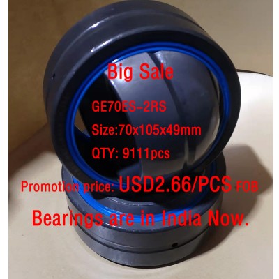2,66 $/pcs GE70ES-2RS Bi lezgîn Tenê ji bo Bazara Hindistanê erzaniya firotanê ya mezin difiroşe