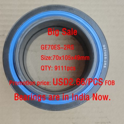 2,66 $/pcs GE70ES-2RS Bi lezgîn Tenê ji bo Bazara Hindistanê erzaniya firotanê ya mezin difiroşe