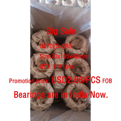 2,66 $/pcs GE70ES-2RS Bi lezgîn Tenê ji bo Bazara Hindistanê erzaniya firotanê ya mezin difiroşe