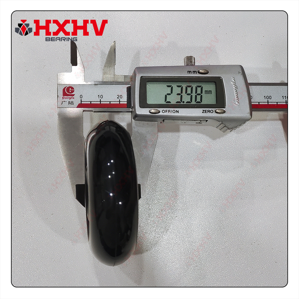 HXHV Black PU Roller Wheel Kit with two bearings 608zz (5)