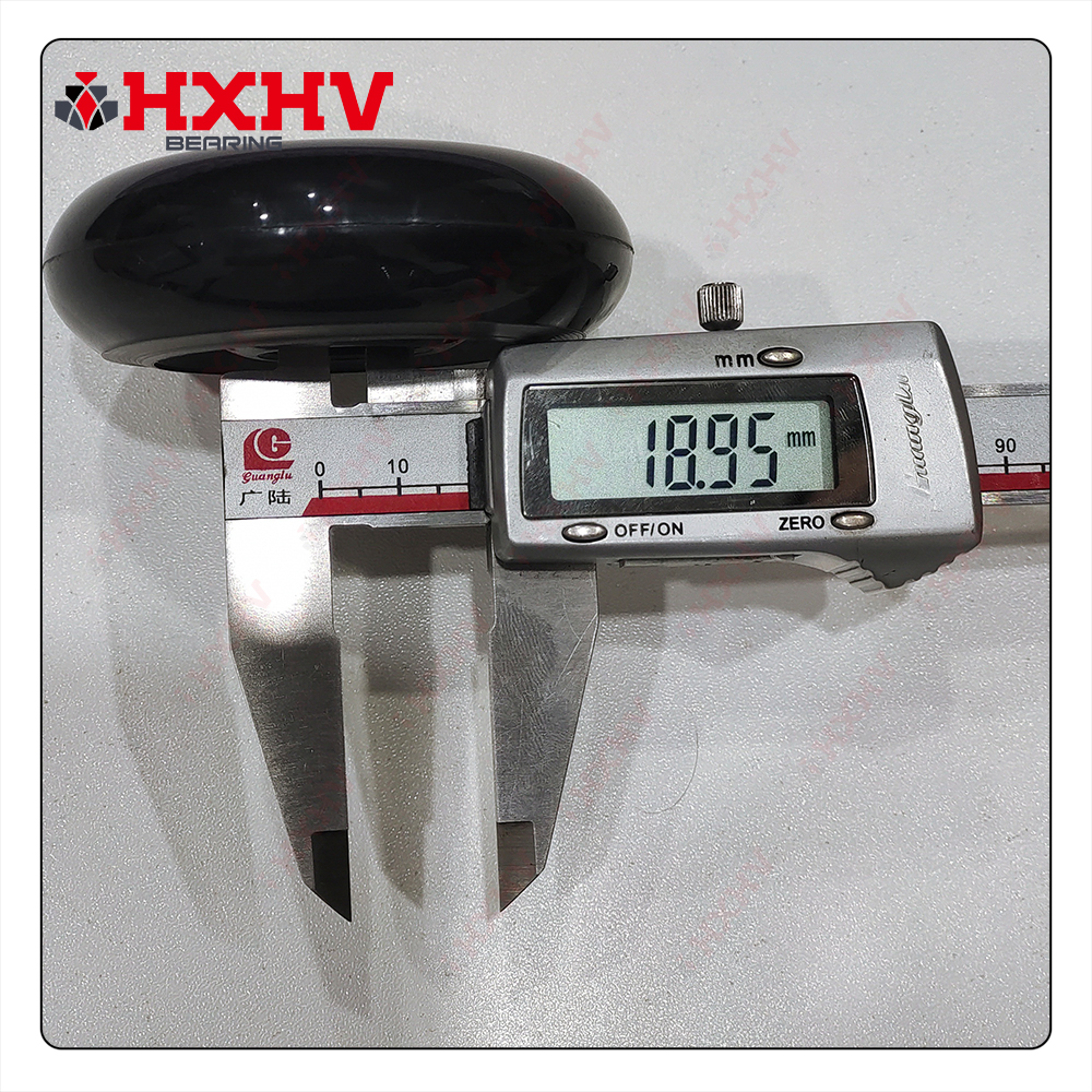 HXHV Black PU Roller Wheel Kit with two bearings 608zz (6)