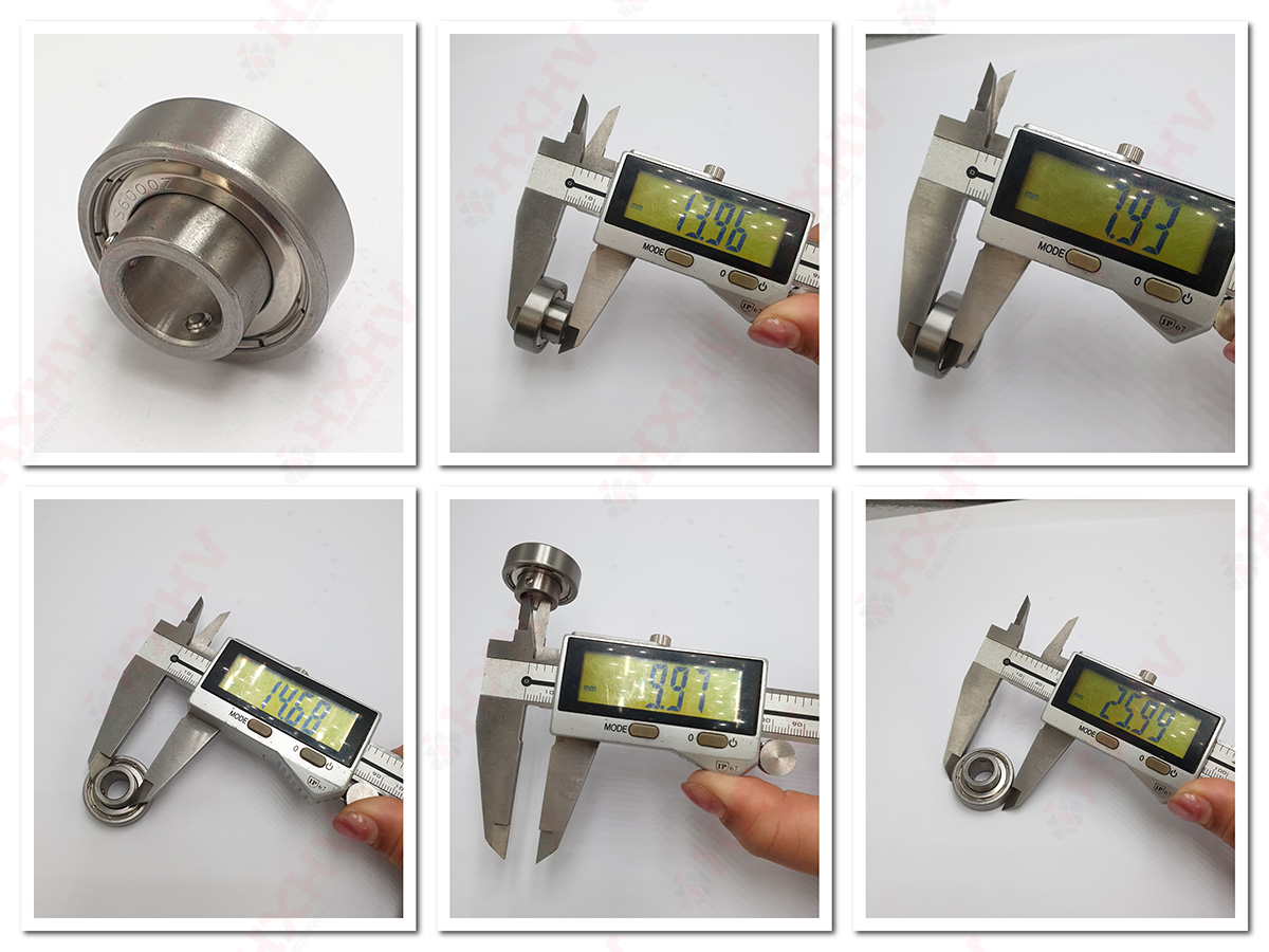 HXHV Deep Groove Ball Bearing S6006ZZ with cylindrical shaft