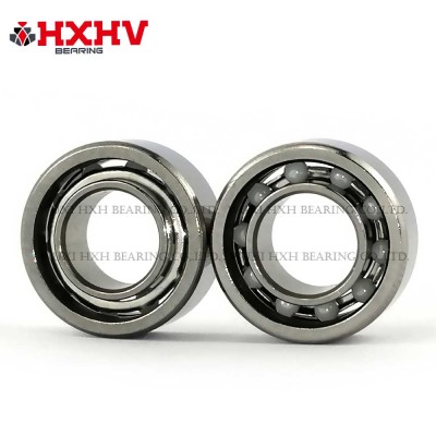 HXHV 混合陶瓷轴承 R188,带不锈钢冠保持架和 10 个 ZrO2 滚珠