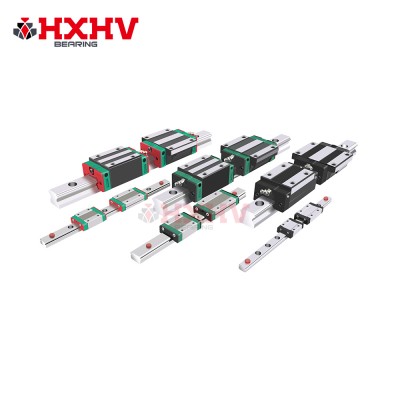 HG MG EG RG Série HXHV blocos e trilhos em miniatura sistemas de guias de movimento deslizante lm rolamento de rolos cruzados guia linear de transporte cnc para serviço pesado