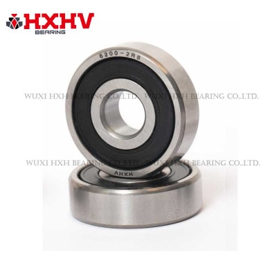 6200-2RS with size 10x30x9 mm- HXHV Deep Groove Ball Bearing