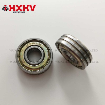 Угљенични челик 608ЗЗНН величине 8к22к7 мм- ХКСХВ куглични лежај са дубоким жлебовима