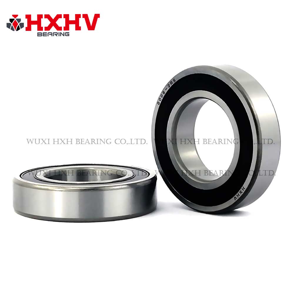 HXHV chrome steel ball bearing 6006-2RS with size 30x55x13 mm (3)