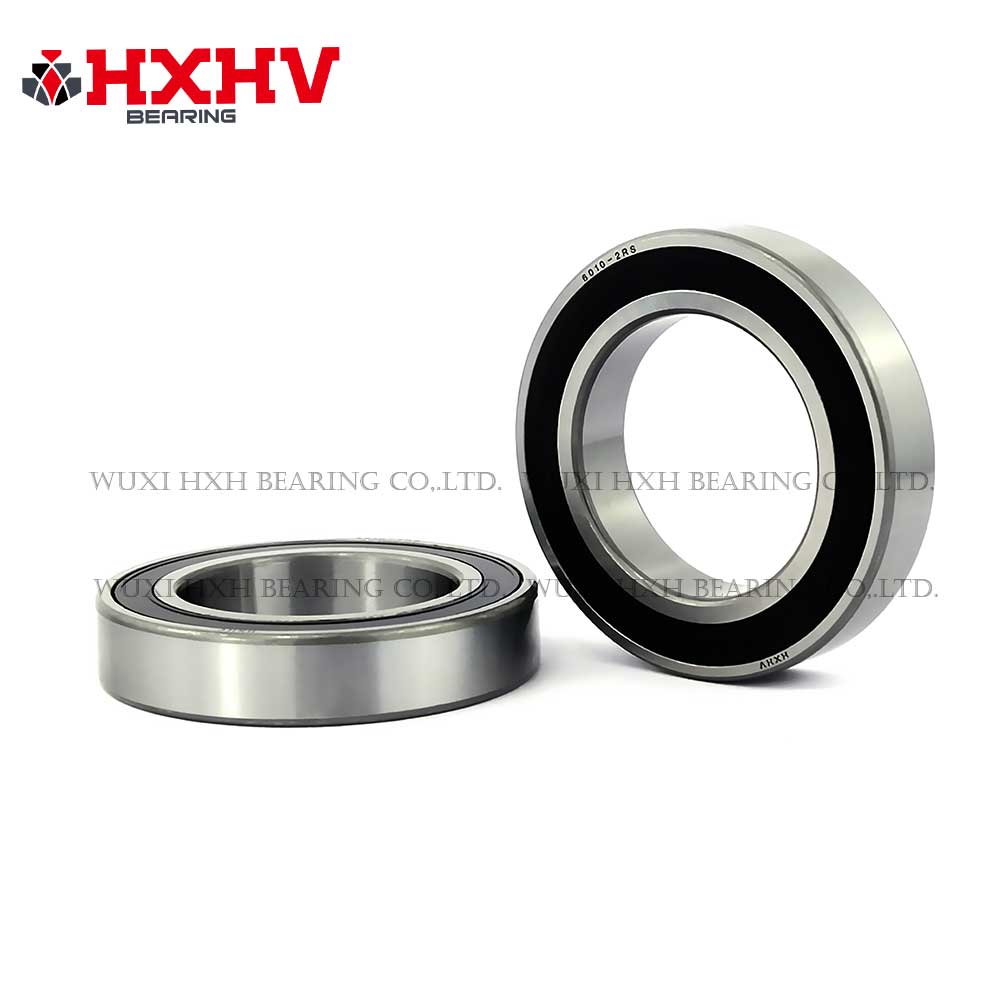 HXHV chrome steel ball bearing 6010-2RS with size 50x80x16 mm (1)