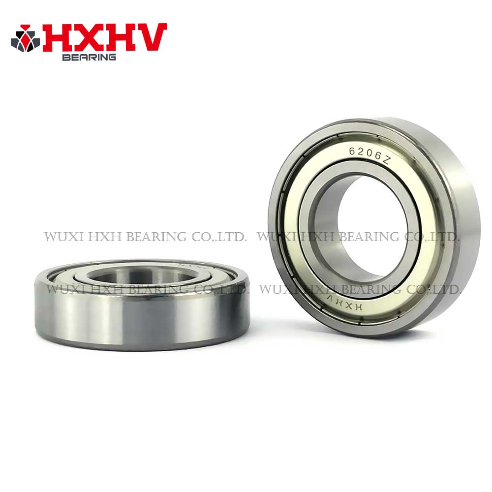 HXHV chrome steel ball bearing 6206zz with size 30x62x16 mm (1)