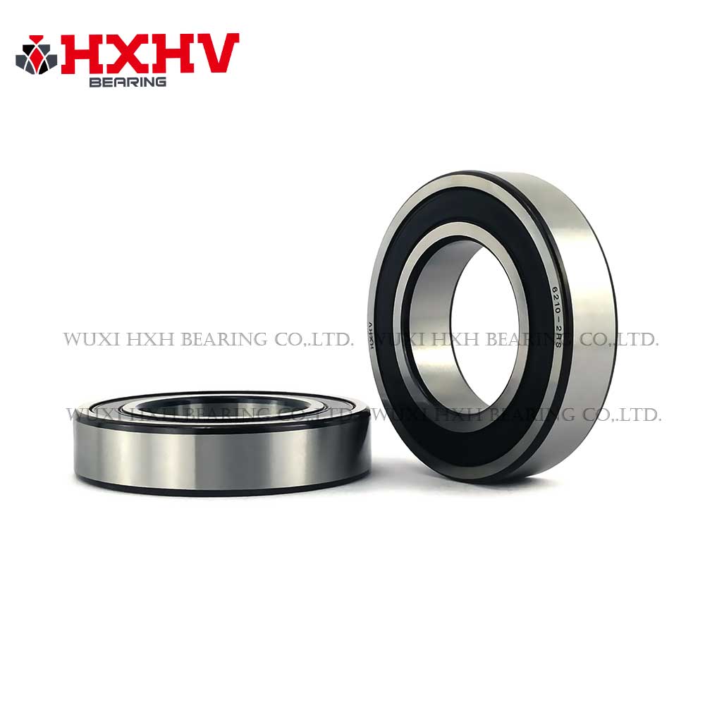 HXHV chrome steel ball bearing 6210-2RS with black edge (1)