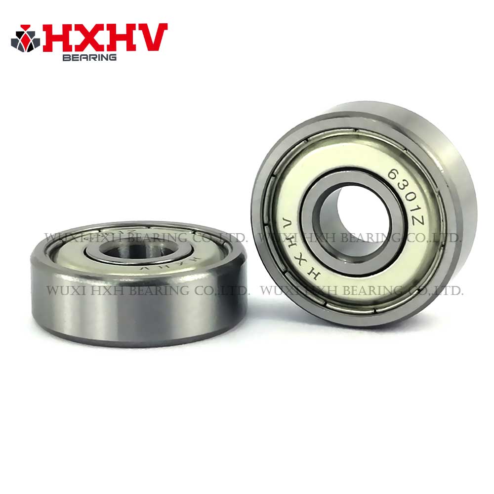 HXHV chrome steel ball bearing 6301zz  with size 12x37x12 mm (1)