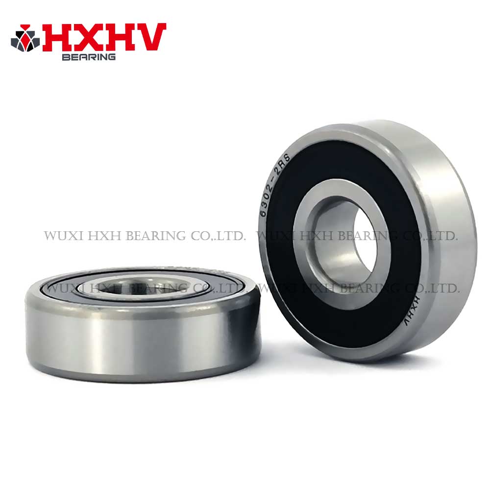 HXHV chrome steel ball bearing 6302-2RS with size 15x42x13 mm (1)
