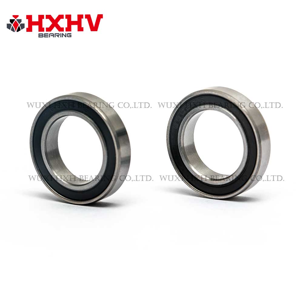 HXHV chrome steel ball bearing 6802-2RS with size 15x24x5 mm