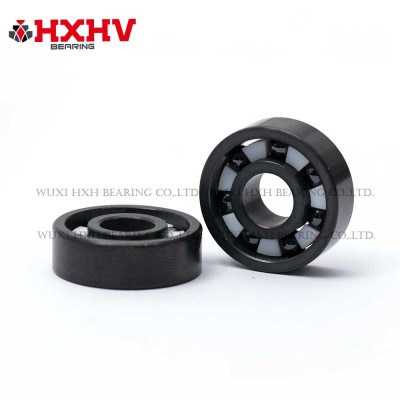 I-HXHV egcwele i-ceramic ball bearings si3n4 608 ene-PTFE retainer kanye nosayizi 8x22x7 mm