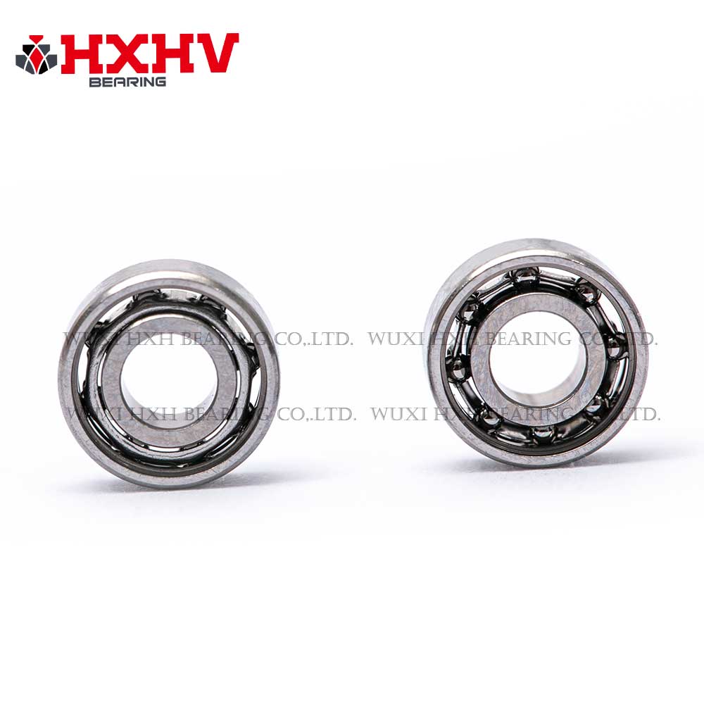 HXHV stainless steel ball bearing SMR73 with crown steel retainer & size 3x7x3 mm (1)