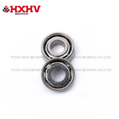 不锈钢 SMR73，带冠钢保持架，尺寸 3x7x3 毫米 - HXHV 深沟球轴承