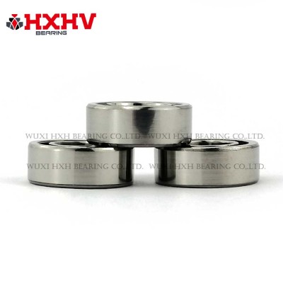 不锈钢 R188,带冠钢保持架和 10 个球 - HXHV 深沟球轴承