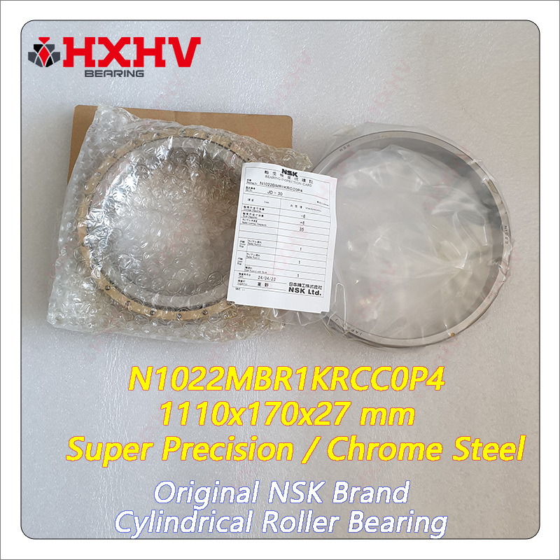 N1022 N1022MBR1KRCC0P4 Usahihi Bora wa Chuma cha Chrome 110x170x27 mm NSK Silinda Roller Bearing (3)