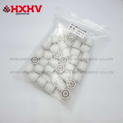POM 8x22x22x24 double row plastic ball bearing