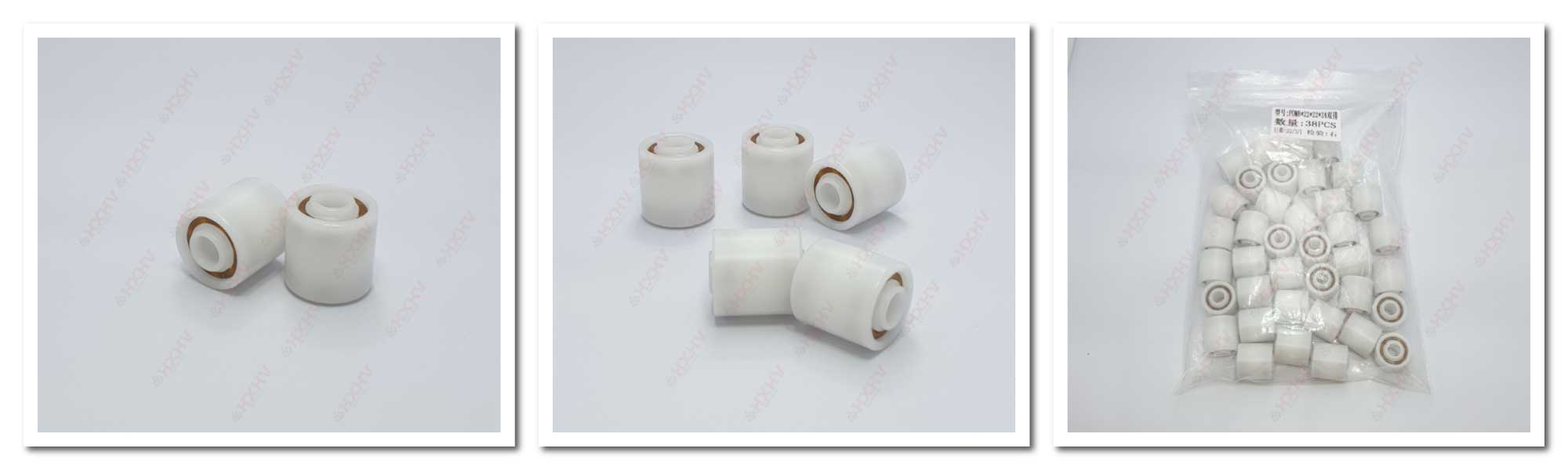 POM 8x22x22x24 ជួរពីរជួរនៃគ្រាប់បាល់ប្លាស្ទិច (3)