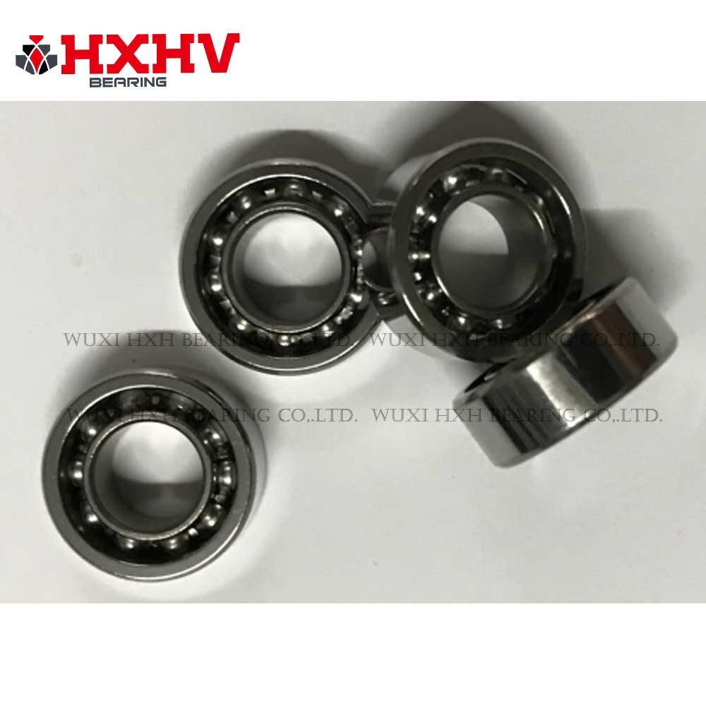 R188 with ss rings & double ribbon retainer & 10 zro2 balls - HXHV Bearing