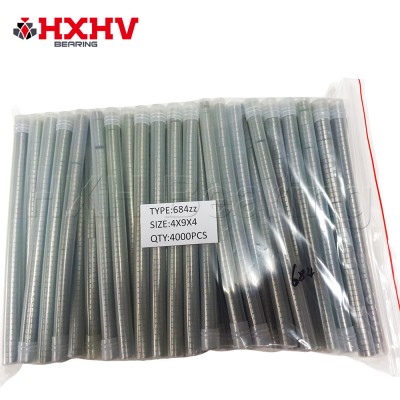 S684ZZ 尺寸 4x9x2.5 mm hxhv 不锈钢 684zz 微型滚珠轴承