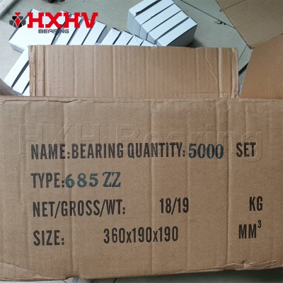 S685ZZ 尺寸 5x11x3 毫米 hxhv 不锈钢 685zz 小滚珠轴承