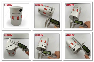 SRJ80-114 Size 10x80x114 mm HXHV Set Screw Type Chrome Steel Flexible Coupling (9)