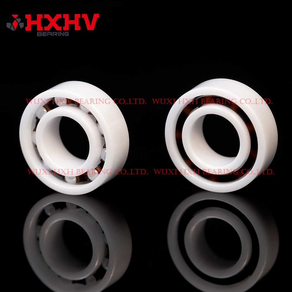 HXHV full ceramic ball bearings 688 with 9 ZrO2 balls and Nylon retainer