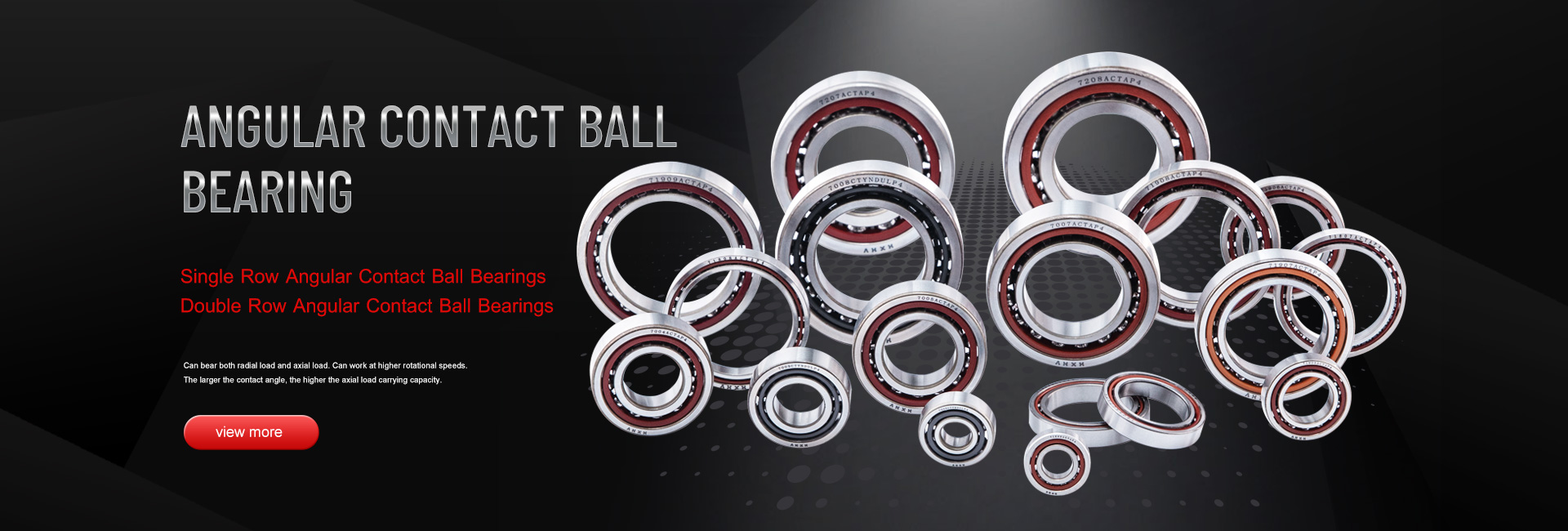 HXHV angular contact ball bearings